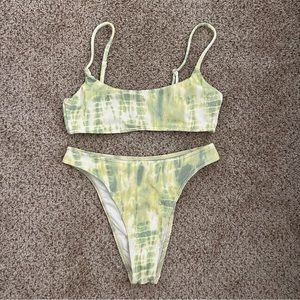 Billabong To Dye For Bralette Bikini Top and Havana Bikini Bottom